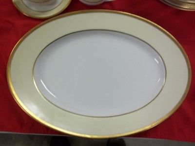 Bohemia Czecho Slowakia Donatello Dinnerware Pieces White Yellow Gold 