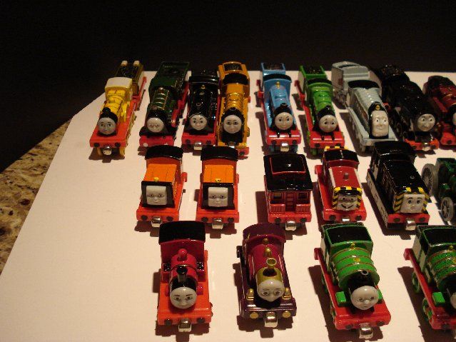 Lot of 48 Thomas The Train Take Along n Play Die Cast Trains  