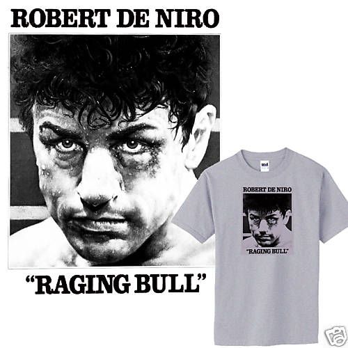 Raging Bull Robert De Niro 70s boxing MMA small 3XL  