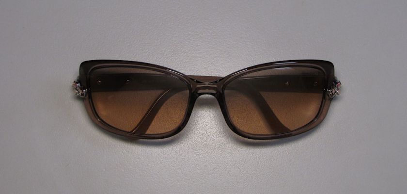 NEW DANIEL SWAROVSKI S628 CHAMPAGNE FRAME MIRRORED BROWN LENS 