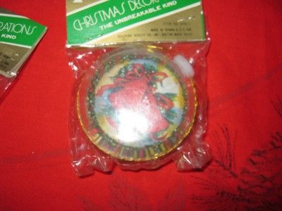 LOT OF 7 BRADFORDS CHRISTMAS DECORATIONS ORNAMENTS  