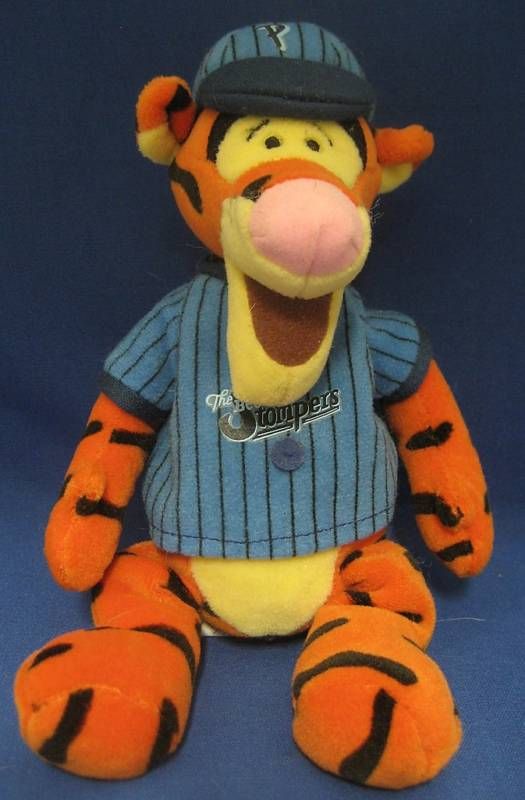 Disney Baseball Tigger Beanbag Plush Bee Stompers Rare  