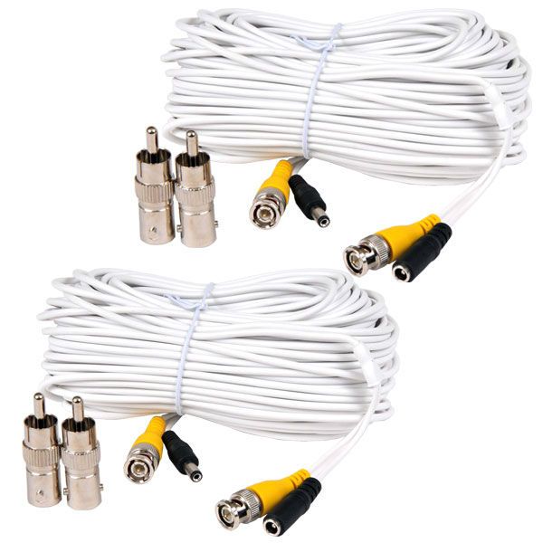 100 CCTV Surveillance Video Power Camera Cable C21  