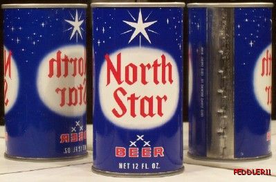 NORTH STAR BEER STAY TAB S/S CAN  cold spring brewing CO 