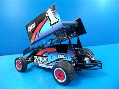 Team Losi Mini Sprint 1/18 R/C Dirt Oval Car Slider Electric 2.4GHz 