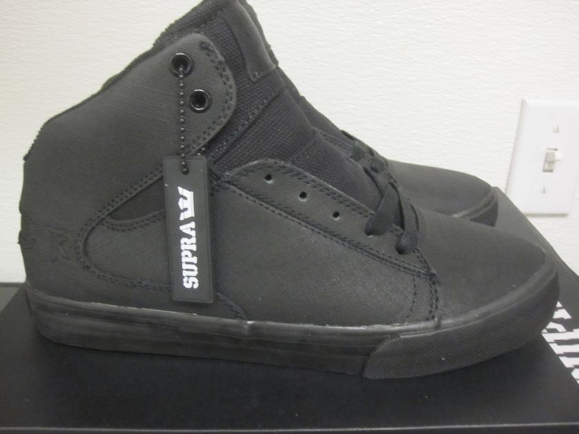 Supra Society Mid Black Gunny Tuf sz 8 13 BNIB $120  