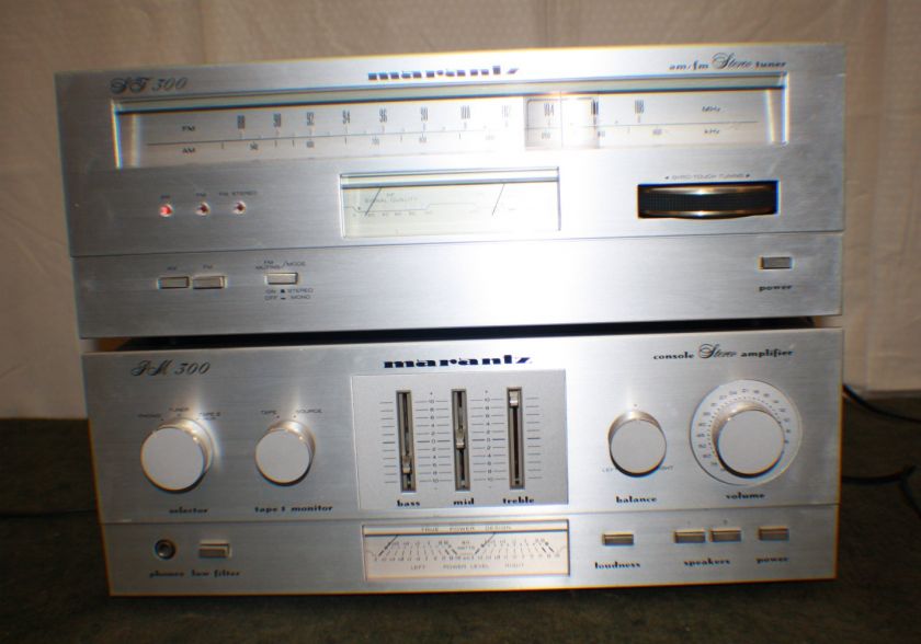 Marantz ST 300 Tuner & PM 300 Amp Home Audio System  