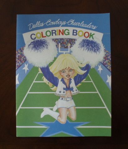 EARLY 80S DALLAS COWBOYS CHEERLEADERS COLORING BOOK  