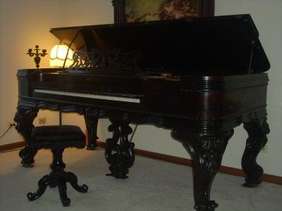 CHICKERING VICTORIAN SQUARE GRAND PIANO ROSEWOOD FULLY RESTORED  