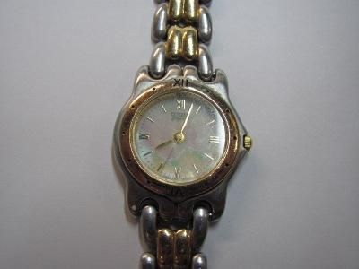 Ladies Citizen Elegence MOP Two Tone Stainless Steel GN 4 S Watch NR 