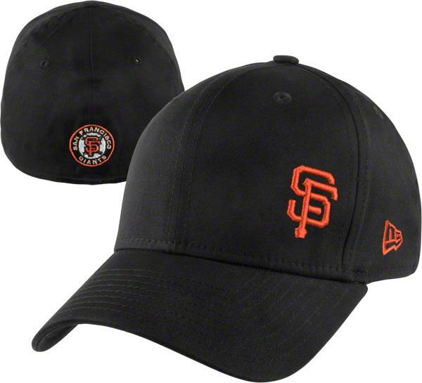 San Francisco Giants Black New Era 39THIRTY Coastline Flex Hat  