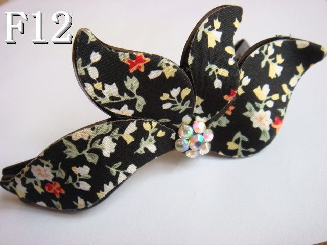 Colourful Girls Shine Flower hair Clip Accessory F12 16  