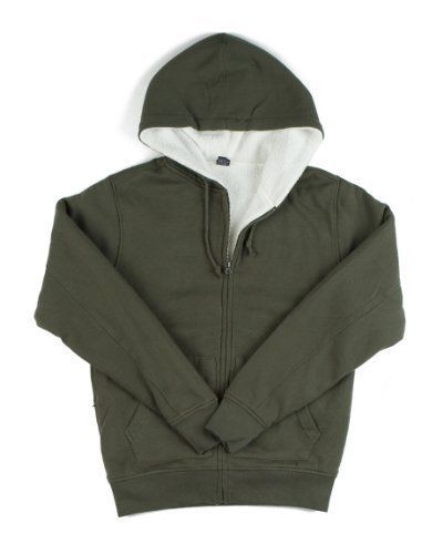 SHERPA LINED LADIES FULL ZIP HOODIE, 3 COLORS S M L XL  