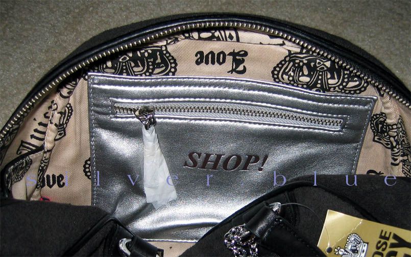 roomy main compartment with an internal shop zip lock pocket