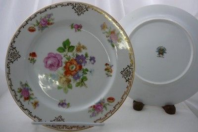 Noritake China Occupied Japan Dresita 2 Salad Plates  