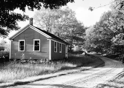 Red Schoolhouse Cooleyville Rd Prescott Mass MA photo  