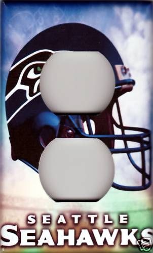 Seattle Seahawks Single Outlet Plate Cover  