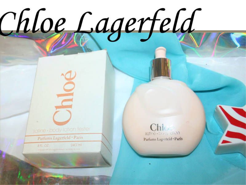 Chloe Satine Body Lotion .8 Fl oz Has Pump Bottle New  