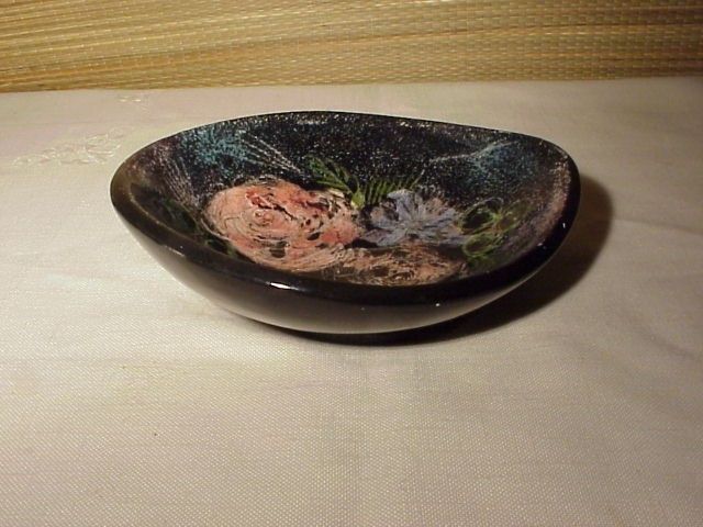 Vintage Modern Sascha Brastoff Floral ART Pottery Bowl  