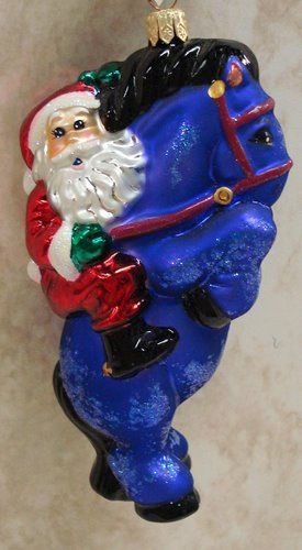 RADKO North Pole Junction ORNAMENT Santa Train 00147  