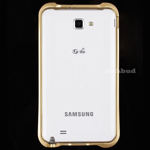 Gold Duralumin Bumper Case Cover For Samsung Galaxy Note N7000 i9220 