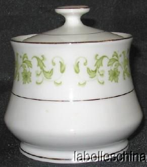 Towne House Green Dale 3077 Covered Sugar Bowl  