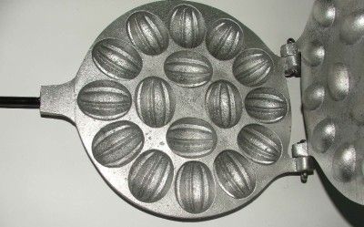 Metal Mold for Sweet Ukrainian Russian Oreshki/ Nuts 16  