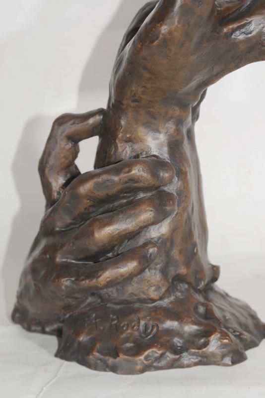 French Bronze Rodin Hand Sculpture Art  