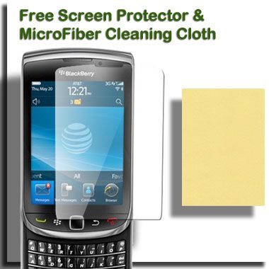Case for BlackBerry Torch 9800 Skin + Screen Protector  