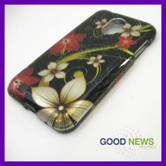 for Sprint Samsung Galaxy S2 Epic 4G Touch   Night Flower Hard Case 