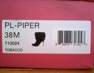 NEW PLENTY by TRACY REESE PIPER ANKLE BOOTS BROWN 8 M  