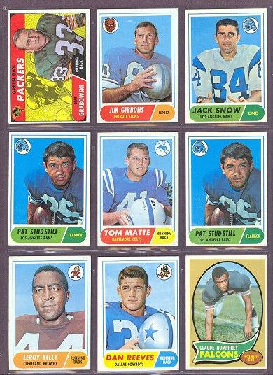 1968 Topps #208 Jim Gibbons Lions (EX/MT) *202843  