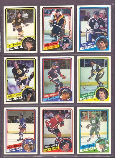 1984 OPC O Pee Chee #322 Moe Lemay Canucks (Mint) *8782  