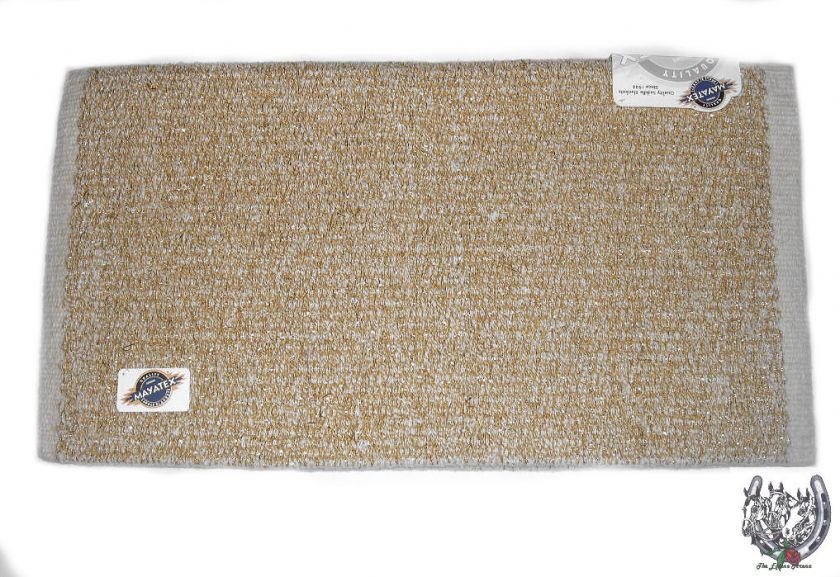 Mayatex Metallic Gold/Cream Reversible Show Blanket 34x38 100 New 