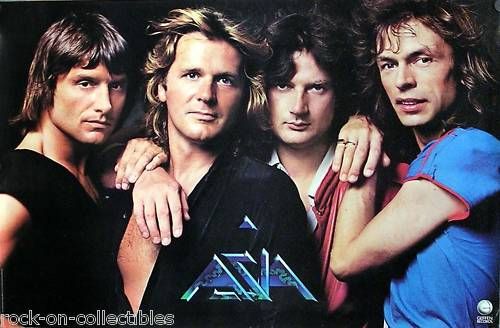 ASIA 1982 BAND PORTRAIT PROMO POSTER  