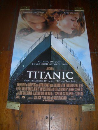 TITANIC MOVIE POSTER   27 X 39  