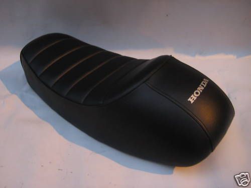 1972   1974 Honda CB450 cafe racer seat with metal pan  