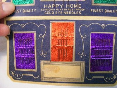 Vintage Needle Books   Happy Home & Grants  