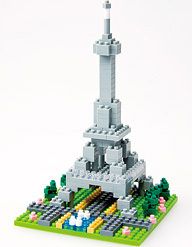 NANO BLOCK Scenery Collection Series NBH 004 Eiffel Tower 200pcs 