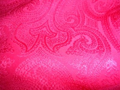 You will absolutely LOVE, LOVE, LOVE this designer silk pink paisley 