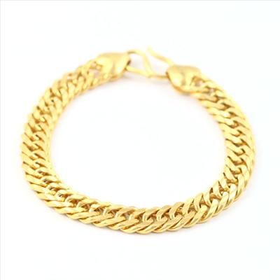 Cool Mens 18K Yellow Gold Filled Snake Bracelet Chain  