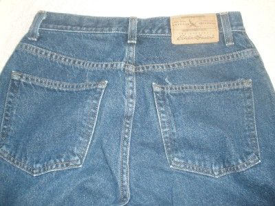 EDDIE BAUER denim blue jeans size 8 P petite womens  