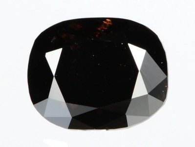 11ct Very Rare Black Fancy Cognac All Natural Diamond  