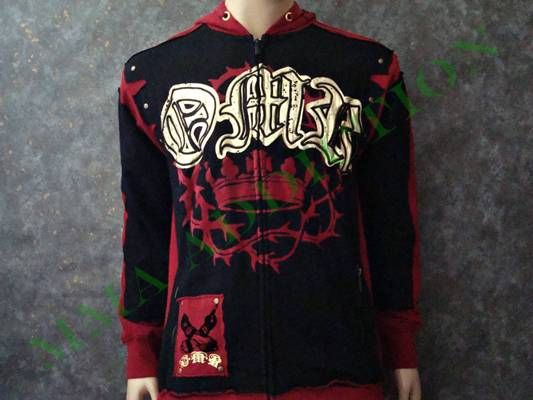 One More Round Skull Knight hoodie MMA Size M  