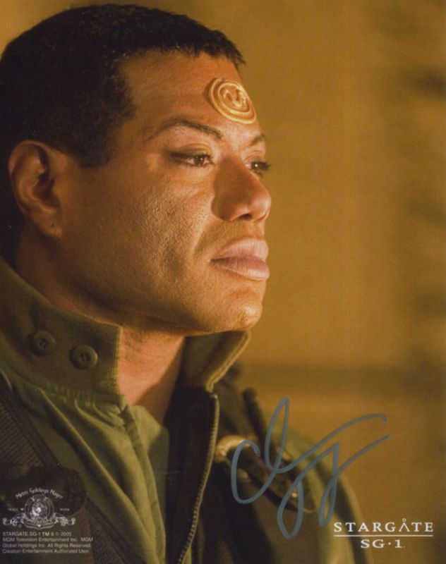 STARGATE SG 1TEAL’CCHRISTOPHER JUDGE AUTOGRAPH 2 SALE  