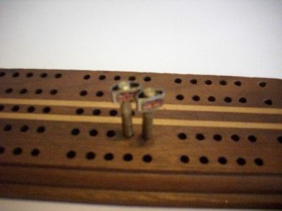 Cribbage Board Pegs 2 Beautiful British Flags Brass .  