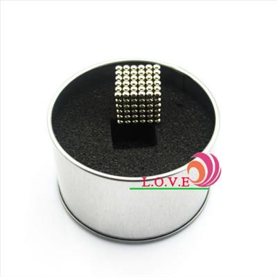 3mm 216 Nickel Neo Neodymium Cube Magnetic Balls +Gift Box  