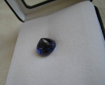   GRADE 9.07CT TANZANITE PORTUGUESE ROUND GEMSTONE & APPRAISAL  