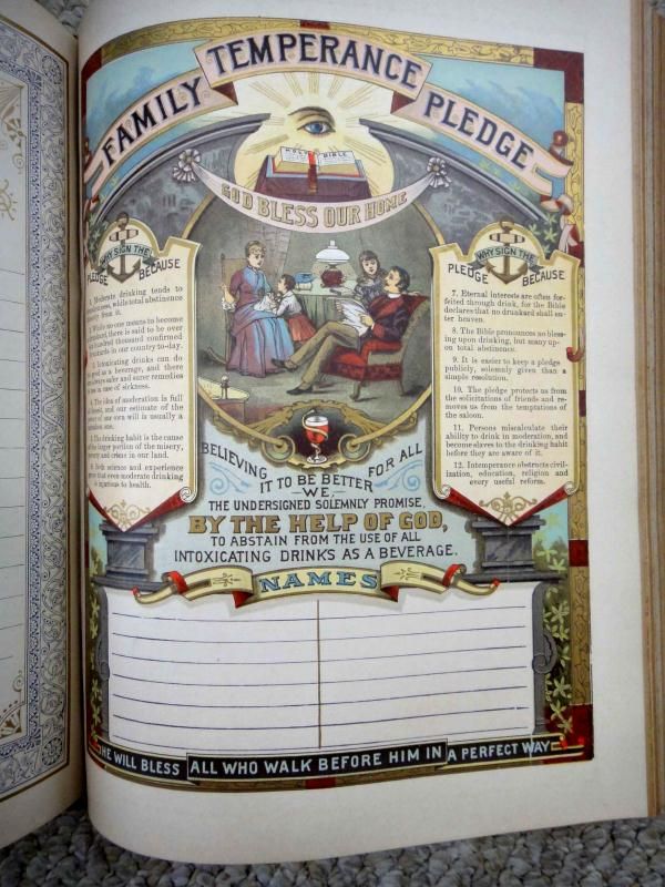   BEAUTIFUL HUGE HOLMAN ILLUMINATED LEATHER BIBLE gustav dore,gold