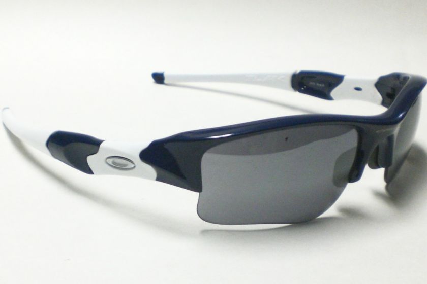 OAKLEY FLAK JACKET XLJ 24 010 BLUE WHITE SUNGLASES AUTH  